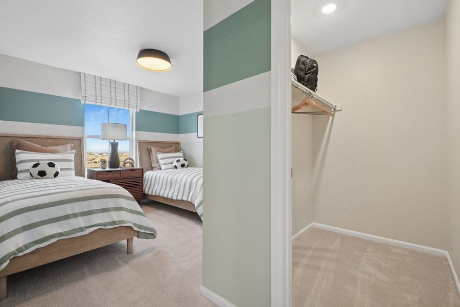 Representative furnished interior of a home built from the Summit by Taylor Morrison in Sugar Creek Alpine, Loveland (Image 21).
