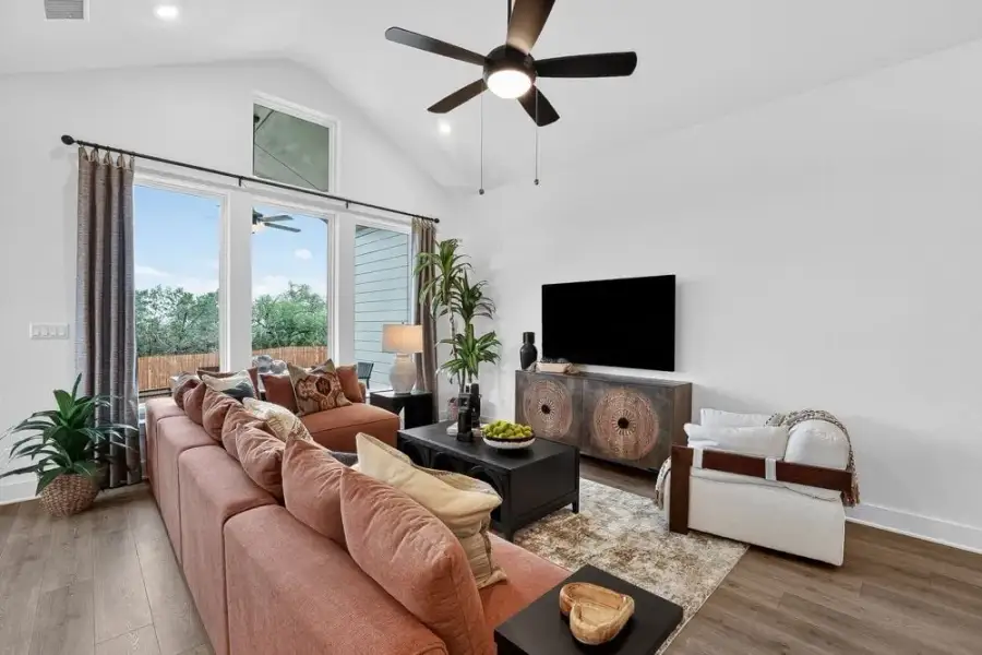 Representative furnished interior of a home built from the Lamar by Taylor Morrison in Eastwood, Manor (Image 11).