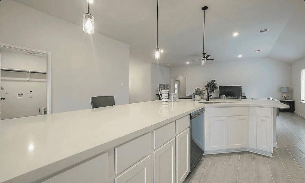 Furnished interior view inside a new home in Crosby Farms, Crosby (Image 6).