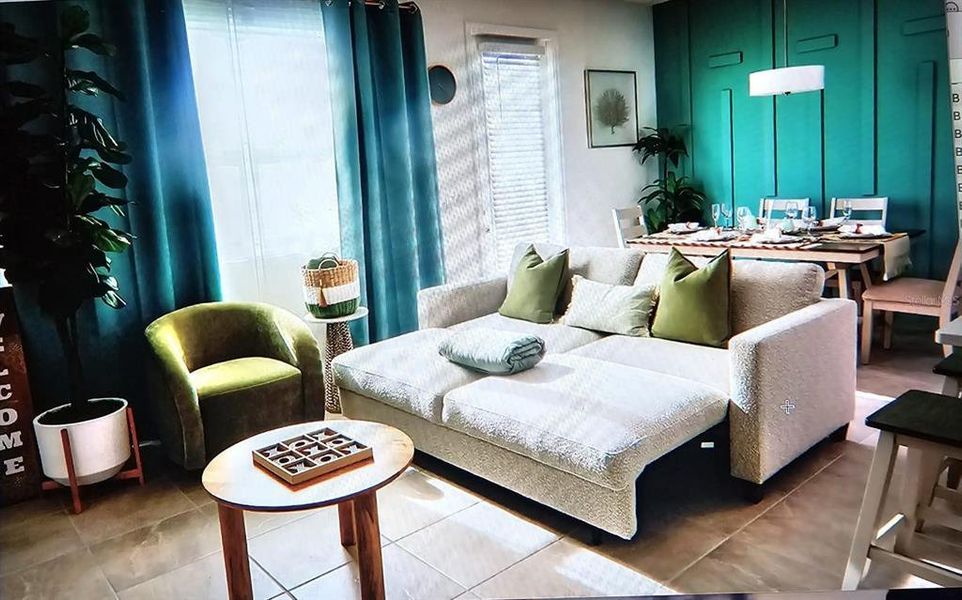 Furnished interior view inside a new home in , Davenport (Image 5).