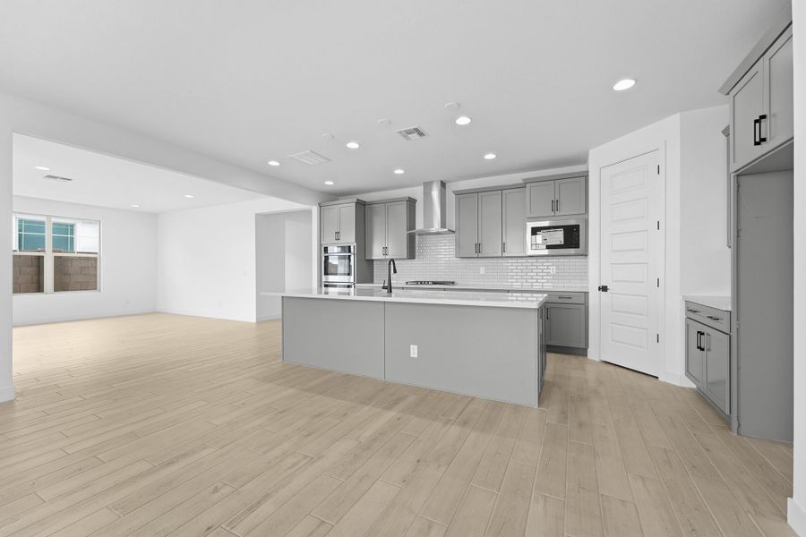 Furnished interior view inside a new home in Combs Ranch, San Tan Valley (Image 8).