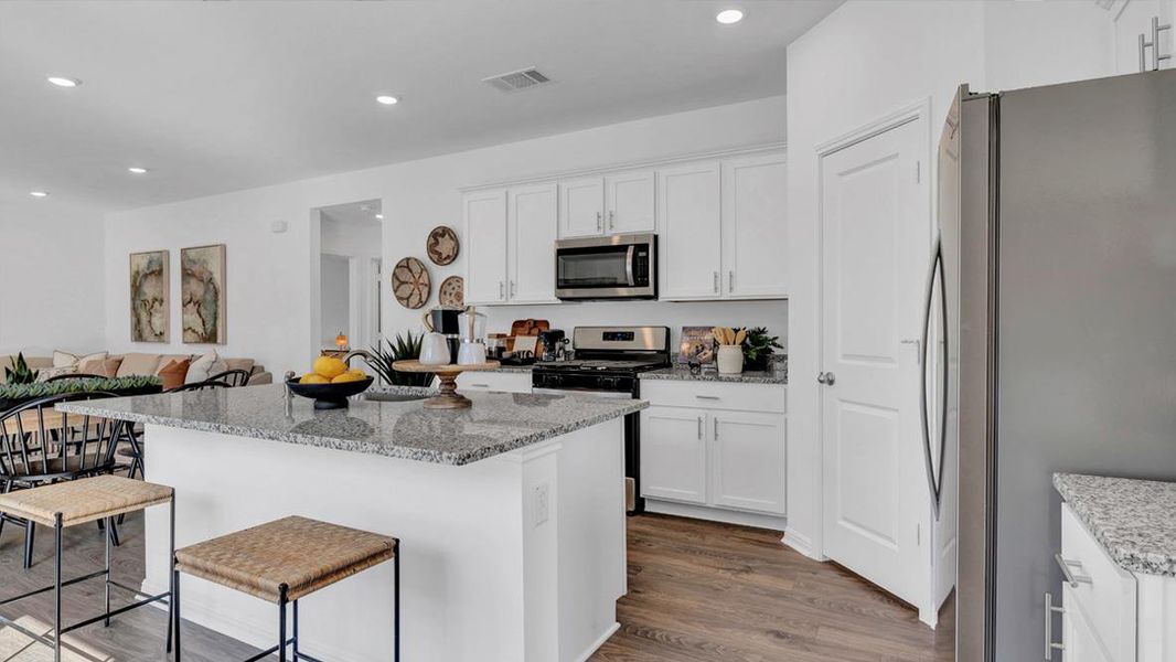 Furnished interior view inside a new home in Prairie Lakes, Buda (Image 11).