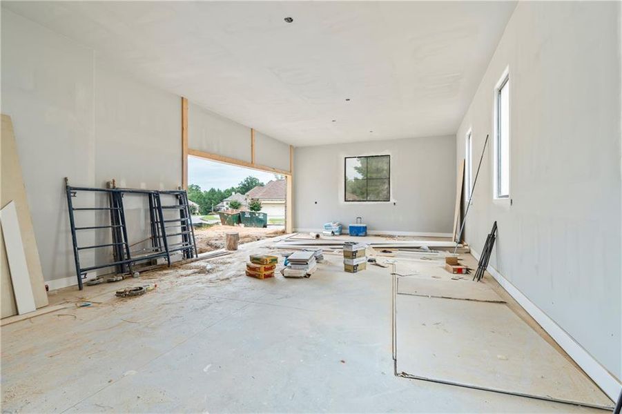 Furnished interior view inside a new home in , Fairburn (Image 10).