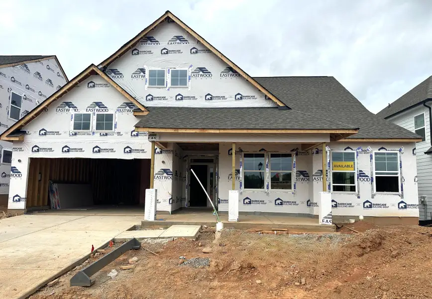 In-progress construction of a new home in The Enclave at Laurelbrook, Sherrills Ford, NC (Image 3).