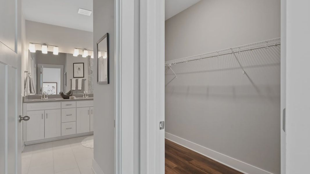 Representative furnished interior of a home built from the Cooper 3 by DRB Homes in Woodglen, Piedmont (Image 27).