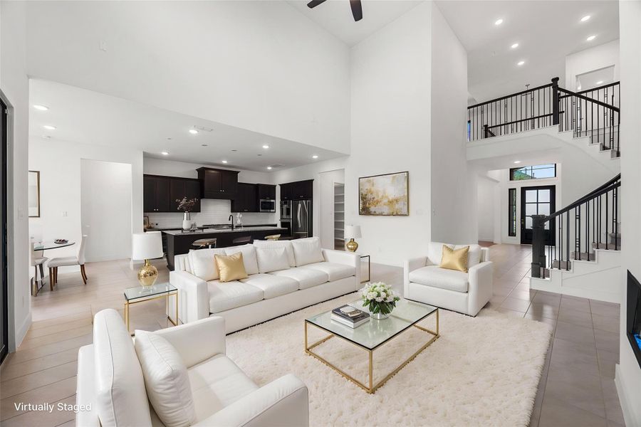 Furnished interior view inside a new home in Harvest Green, Richmond (Image 7).