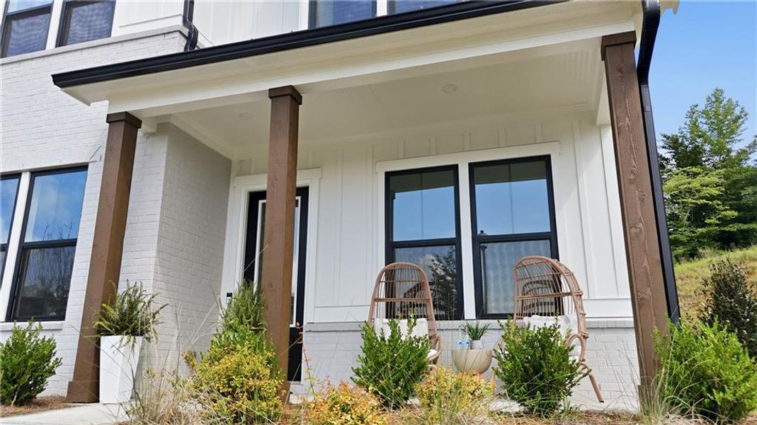 Exterior details and patio area of a home in Sterling Pointe, Cumming (Image 34). Exterior details and patio area of a home in Sterling Pointe, Cumming (Image 34).