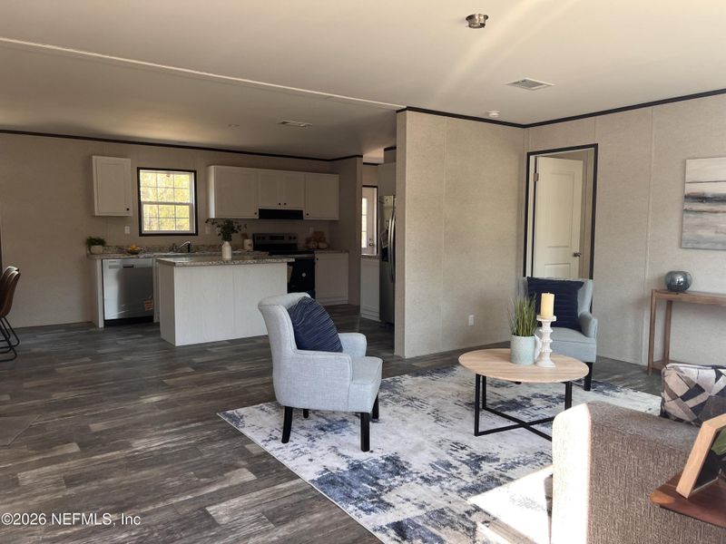Furnished interior view inside a new home in , Hastings (Image 3).