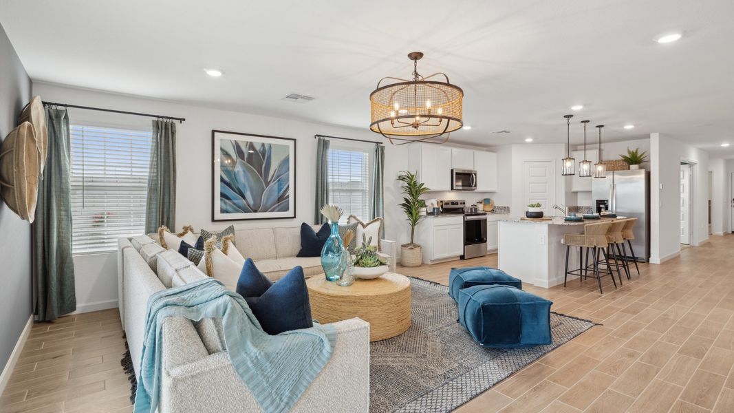 Furnished interior view inside a new home in Remington, Buckeye (Image 18).