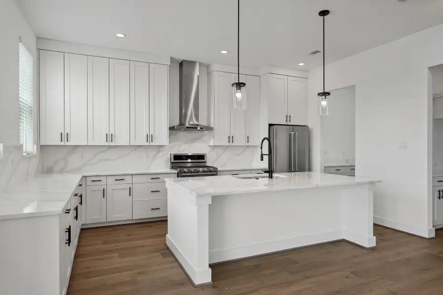 Furnished interior view inside a new home in Hallimore Ranch, Rosenberg (Image 4).