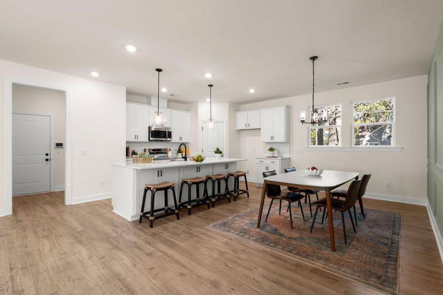 Furnished interior view inside a new home in , Hollywood (Image 8).