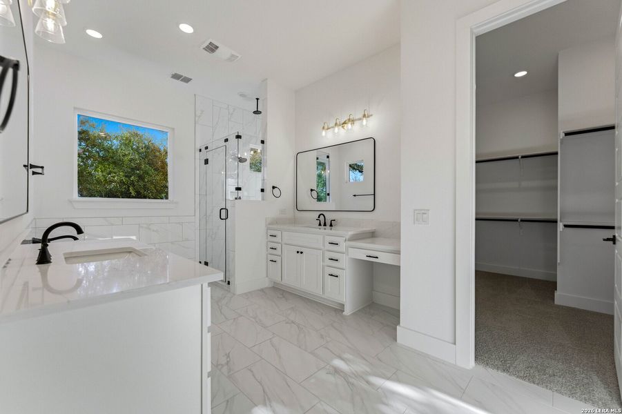 Furnished interior view inside a new home in , New Braunfels (Image 32).