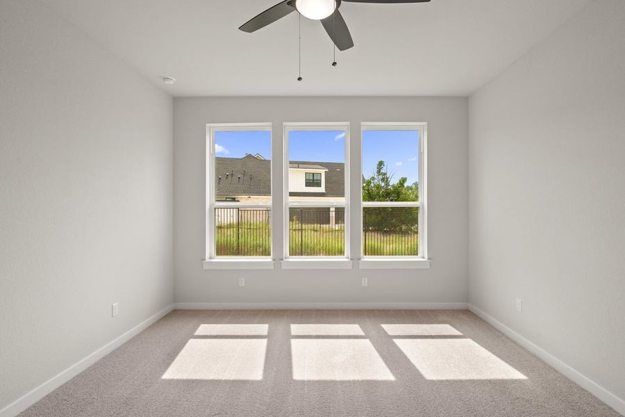 Spacious, unfurnished interior of a new home in Terrace Collection at Lariat, Liberty Hill (Image 37). Spacious, unfurnished interior of a new home in Terrace Collection at Lariat, Liberty Hill (Image 37).