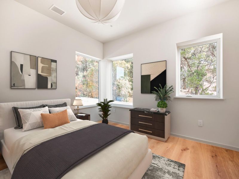 Furnished interior view inside a new home in , Austin (Image 30).