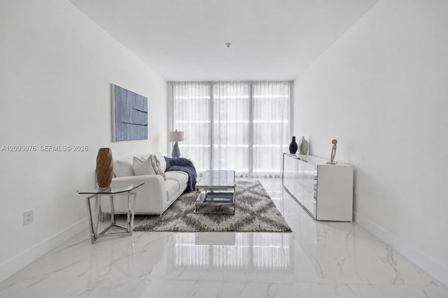 Furnished interior view inside a new home in Aria Reserve, Miami (Image 20).