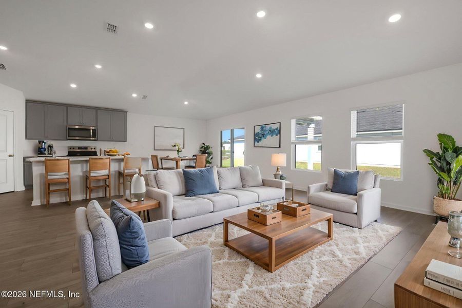 Furnished interior view inside a new home in Wilford Oaks, Orange Park (Image 15).