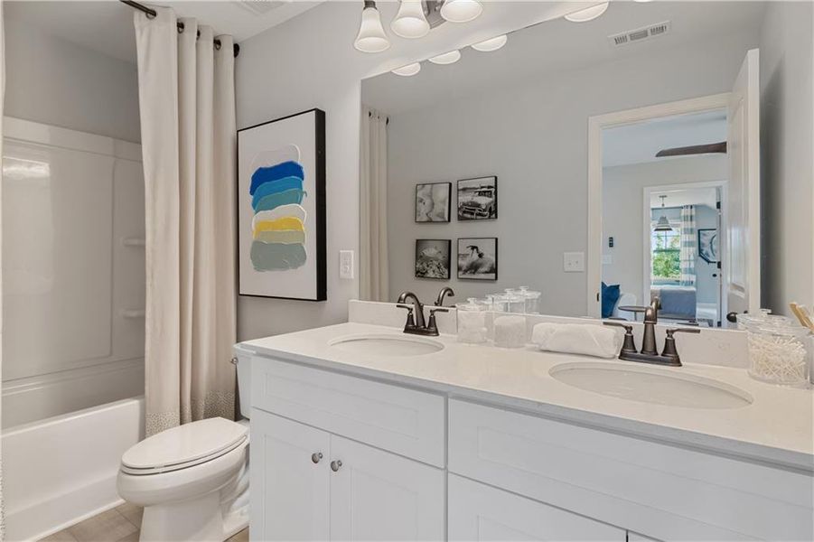 Furnished interior view inside a new home in Abbotts Crossing, Conyers (Image 28).