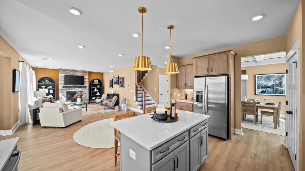Furnished interior view inside a new home in Foxbank, Gray Court (Image 11).
