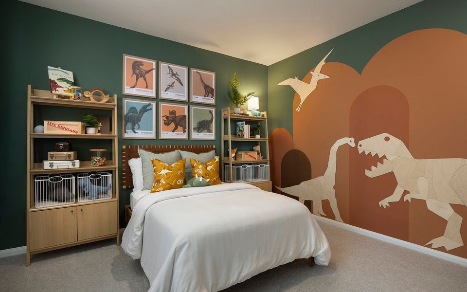 Representative furnished interior of a home built from the Verbena by Brookfield Residential in Elyson, Katy (Image 10).