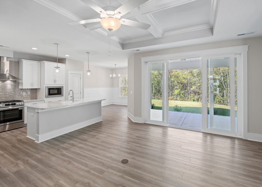 Representative unfurnished interior of a home built from the Birchwood by Bill Clark Homes in Osprey Landing, Southport (Image 15).