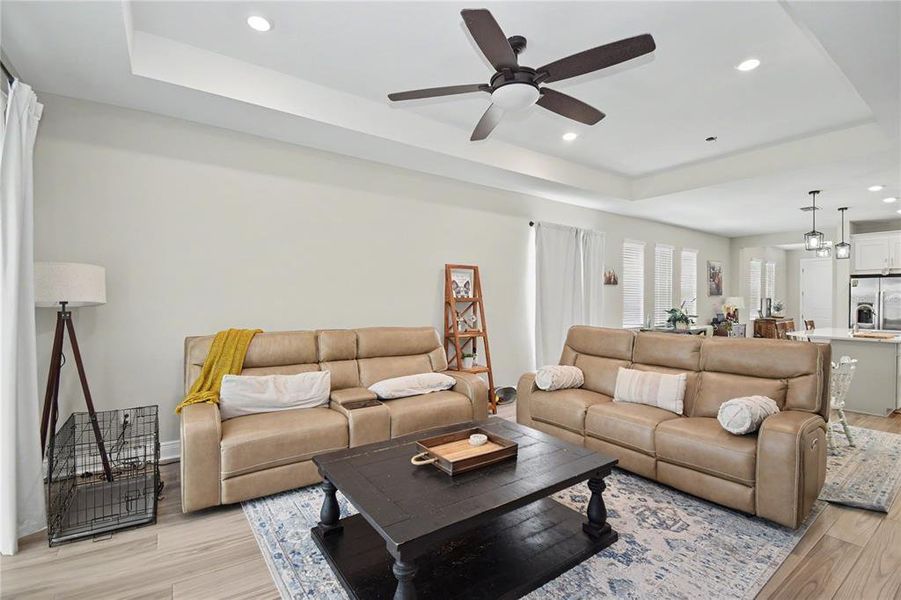 Furnished interior view inside a new home in Cypress Glen at River Wilderness, Parrish (Image 8).