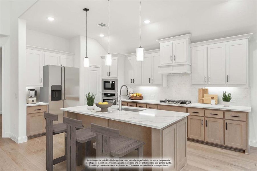 Furnished interior view inside a new home in Willow Wood, McKinney (Image 18).