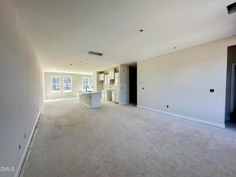 In-progress construction of a new home in Forestville Yard Townhomes, Knightdale, NC (Image 12).