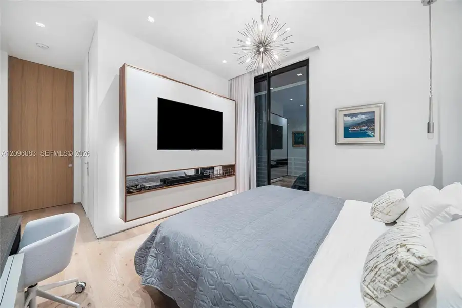 Furnished interior view inside a new home in , Miami Beach (Image 31).