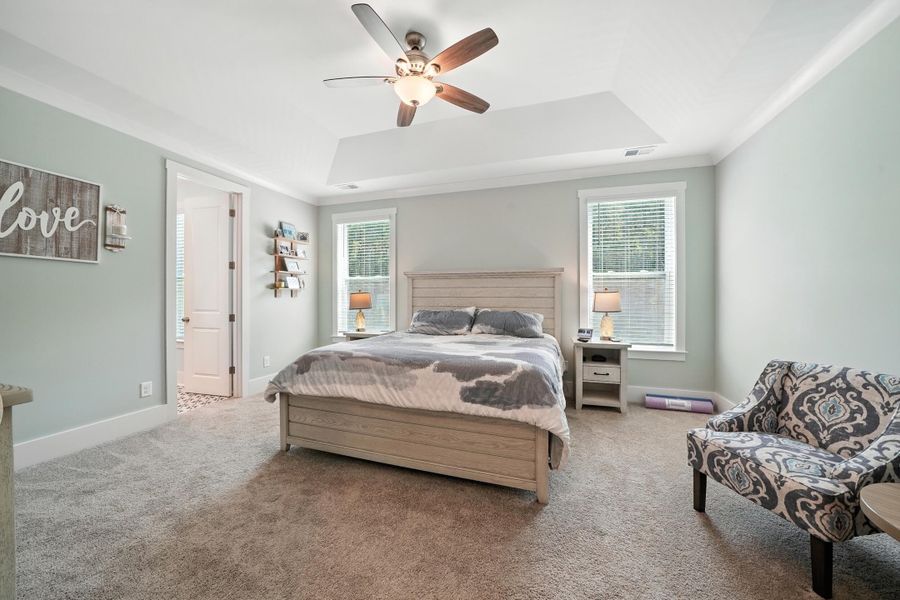 Furnished interior view inside a new home in , Ravenel (Image 25).