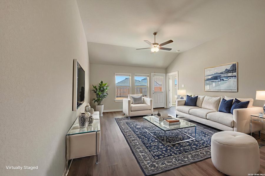 Furnished interior view inside a new home in Winding Brook, San Antonio (Image 7). Furnished interior view inside a new home in Winding Brook, San Antonio (Image 7).