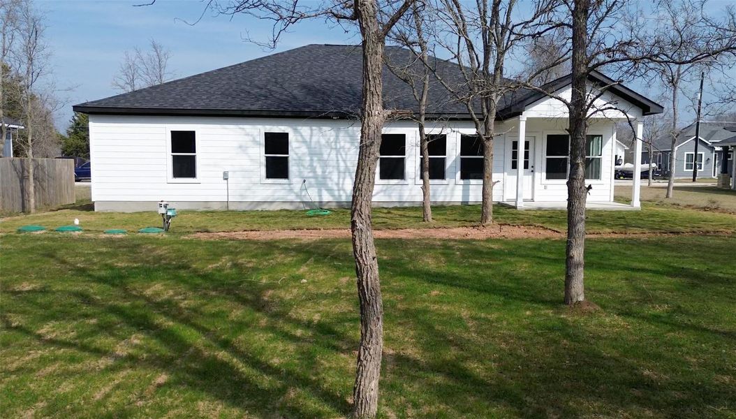 Exterior details and patio area of a home in , Bastrop (Image 4).