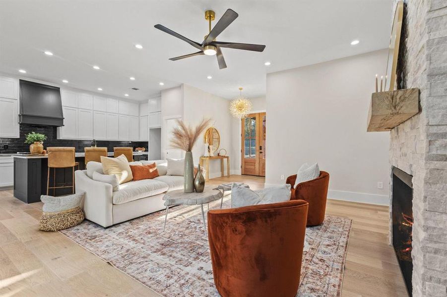 Furnished interior view inside a new home in , Denison (Image 35). Furnished interior view inside a new home in , Denison (Image 35).