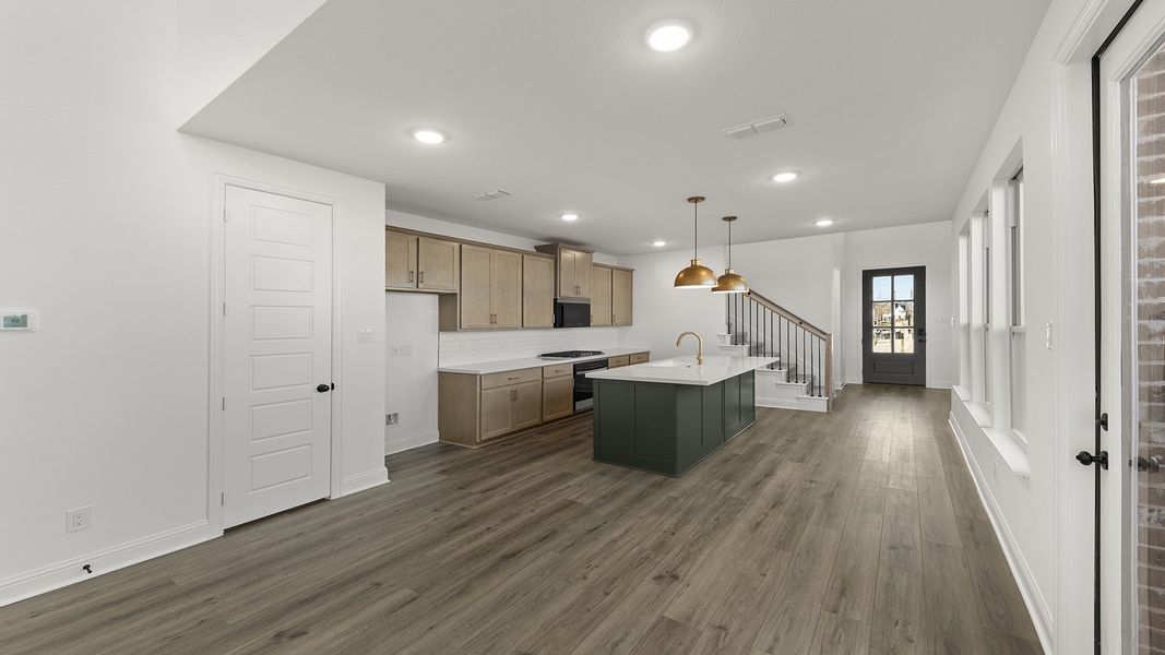 Furnished interior view inside a new home in Hillside Village 40s, Celina (Image 12).