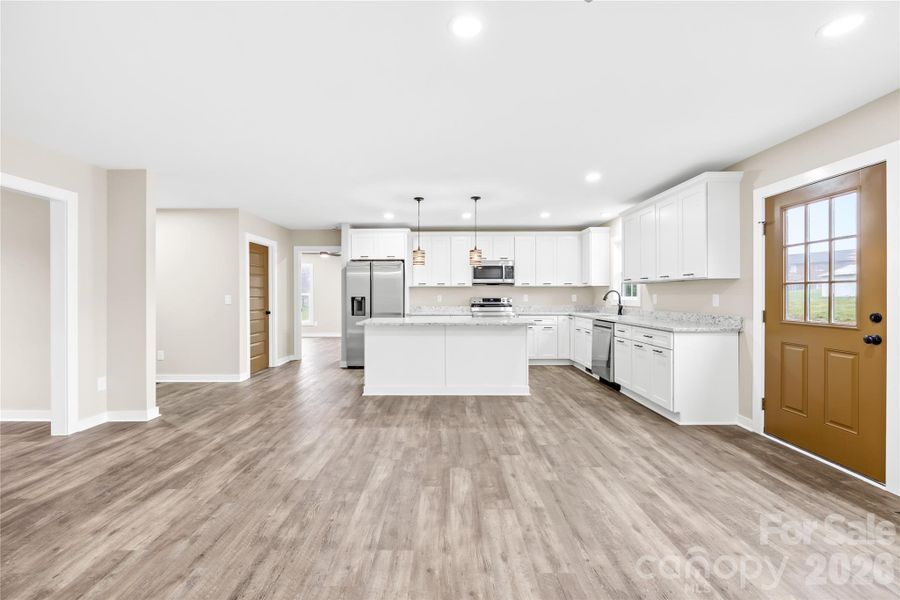 Furnished interior view inside a new home in , Statesville (Image 6).