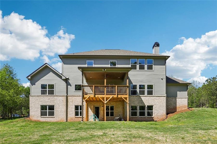 Exterior details and patio area of a home in , Hoschton (Image 32).