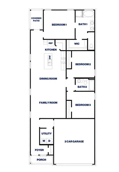 2D floor plan layout of this home in Cypress Green, Tomball, TX (Image 2). 2D floor plan layout of this home in Cypress Green, Tomball, TX (Image 2).