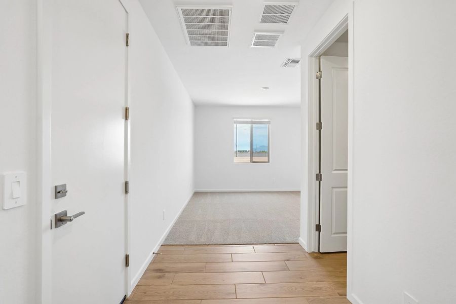 Hall to den and laundry room