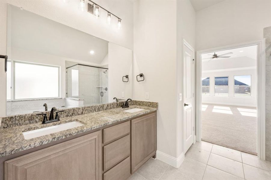 Furnished interior view inside a new home in Abe's Landing, Granbury (Image 11). Furnished interior view inside a new home in Abe's Landing, Granbury (Image 11).