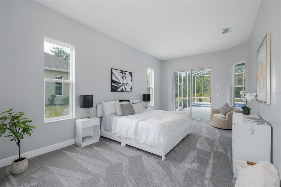 Furnished interior view inside a new home in , Homosassa (Image 12).