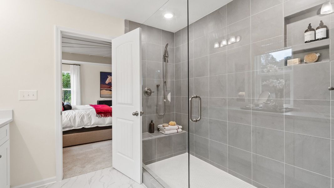 Representative furnished interior of a home built from the Wynwood by DRB Homes in Abbotts Crossing, Conyers (Image 11).