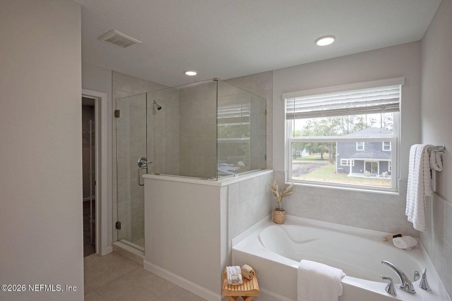 Furnished interior view inside a new home in , Jacksonville (Image 10).