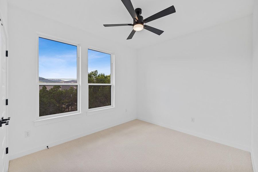 Spacious, unfurnished interior of a new home in Rough Hollow The District, Lakeway (Image 10). Spacious, unfurnished interior of a new home in Rough Hollow The District, Lakeway (Image 10).