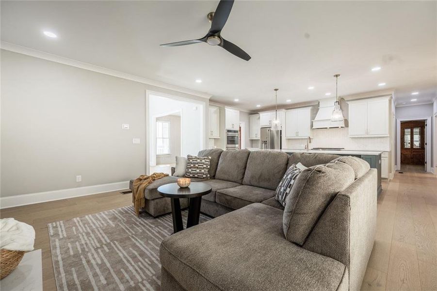 Furnished interior view inside a new home in , Powder Springs (Image 33).