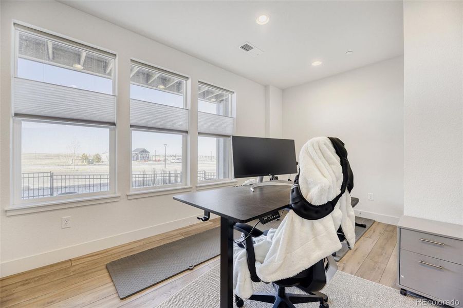 Furnished interior view inside a new home in Lyric at RidgeGate, Parker (Image 30).