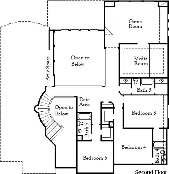 2D floor plan layout of this home in Harvest Green, Richmond, TX (Image 3). 2D floor plan layout of this home in Harvest Green, Richmond, TX (Image 3).