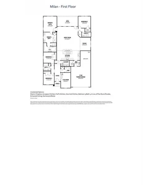 Milan - Floor Plan Milan - Floor Plan