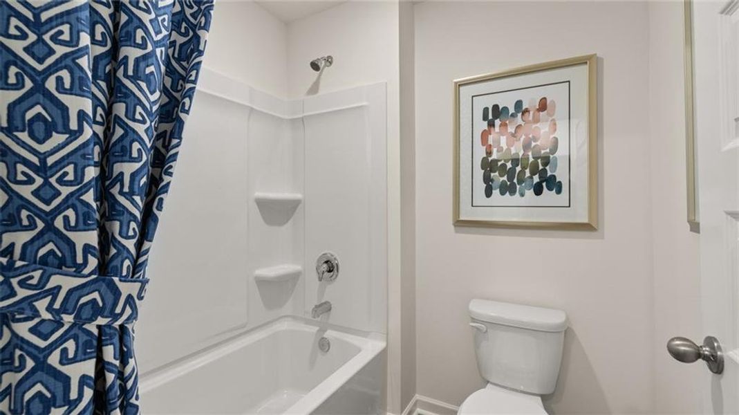 Furnished interior view inside a new home in Kingston Ranch at Lake Oconee, Buckhead (Image 36).