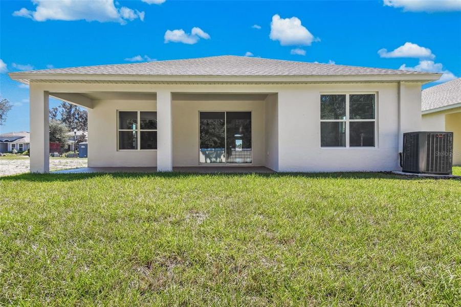 Exterior details and patio area of a home in Cascades at Southern Hills, Brooksville (Image 27). Exterior details and patio area of a home in Cascades at Southern Hills, Brooksville (Image 27).