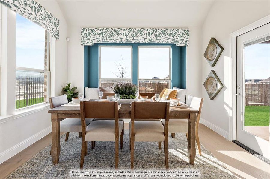 Furnished interior view inside a new home in ArrowBrooke, Aubrey (Image 14).