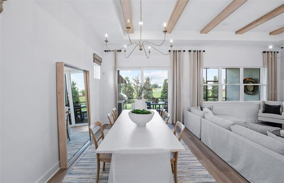 Furnished interior view inside a new home in , Ocala (Image 3).